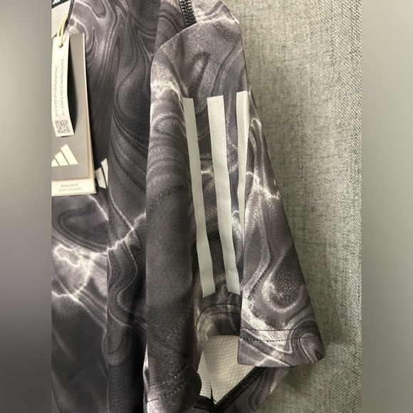 Adidas Women's Own The Run Allover Print Tee Size Large - Picture 9 of 10